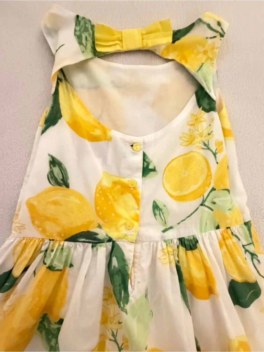 Gymboree Dressed Up Shop Lemon Dress
